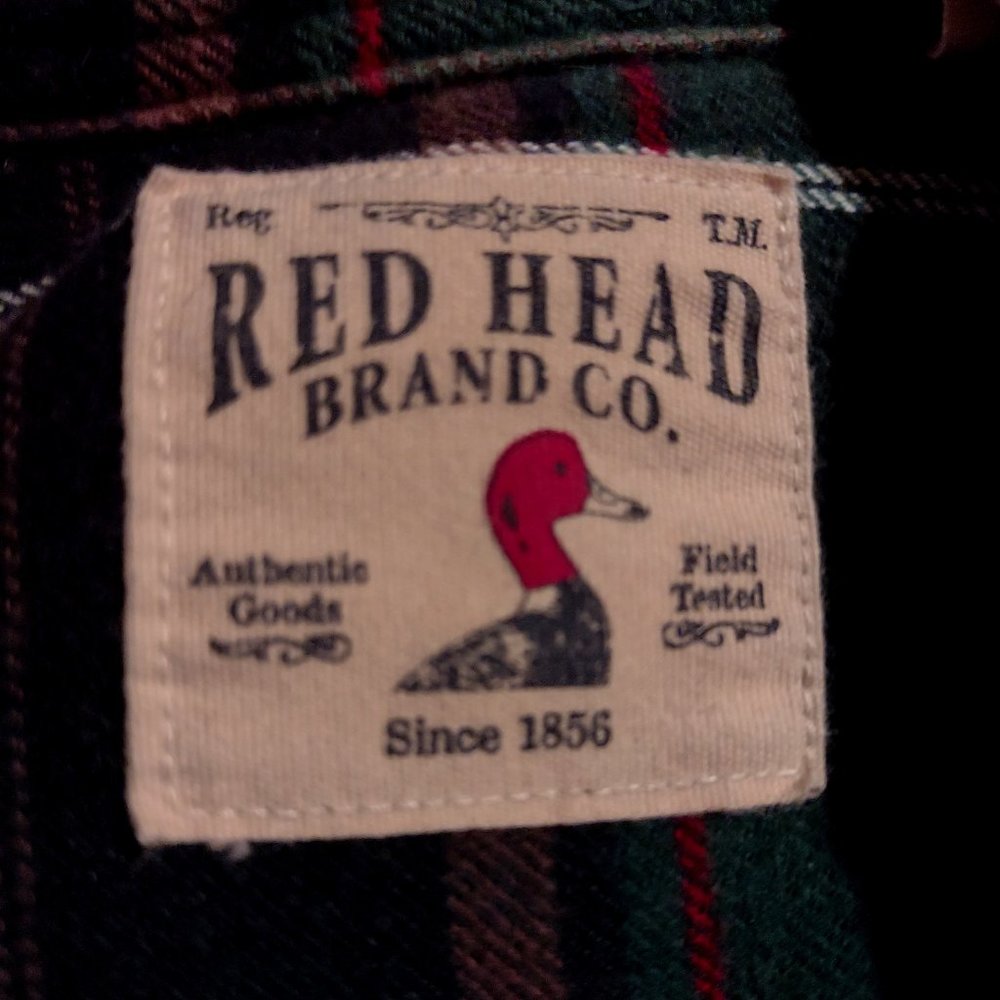 Red Head Brand Co. Flannel Green and Red Size M
